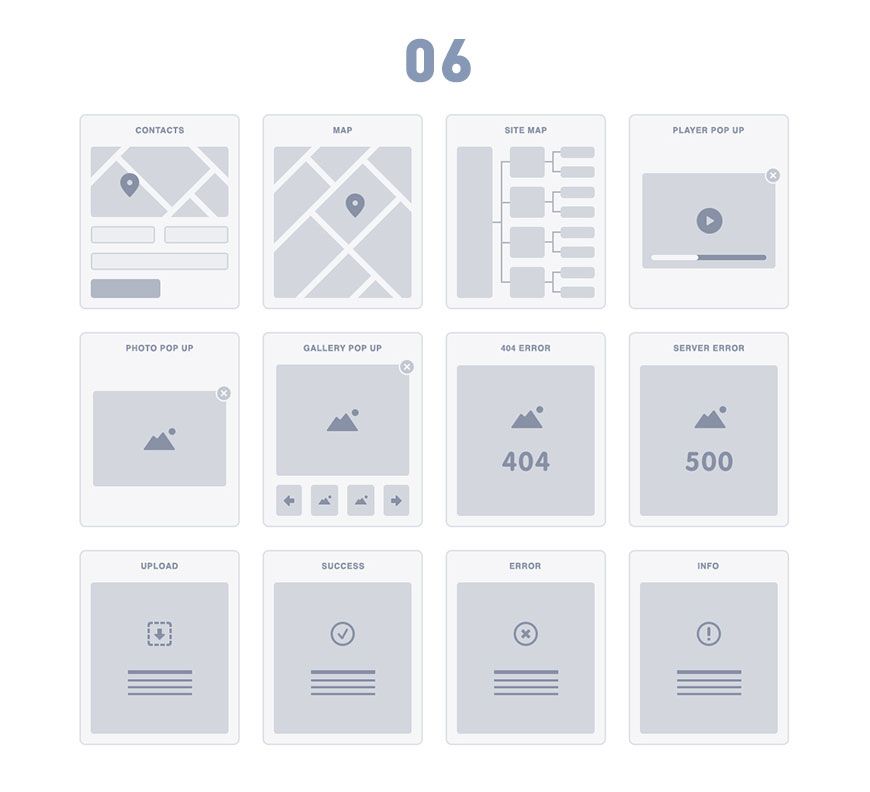 UI TILES|线框图和流程图 UI 套件,帮助设计师提升 80% 的工作效率!
