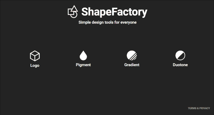 ShapeFactory|在线设计 LOGO 和配色一键生成的设计神器