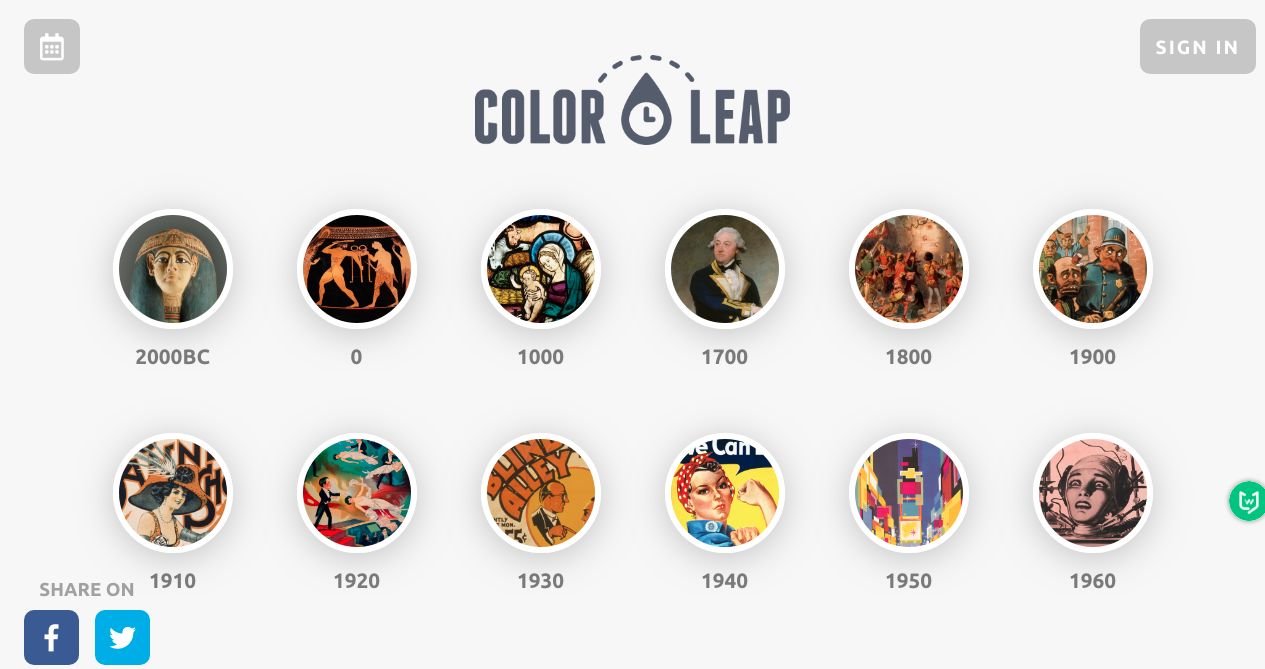 ColorLeap|有意思的复古配色方案在线工具,设计师配色神器